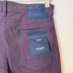 Hudson Jeans in Maroon / Deep Brown 31 x 33 NWT